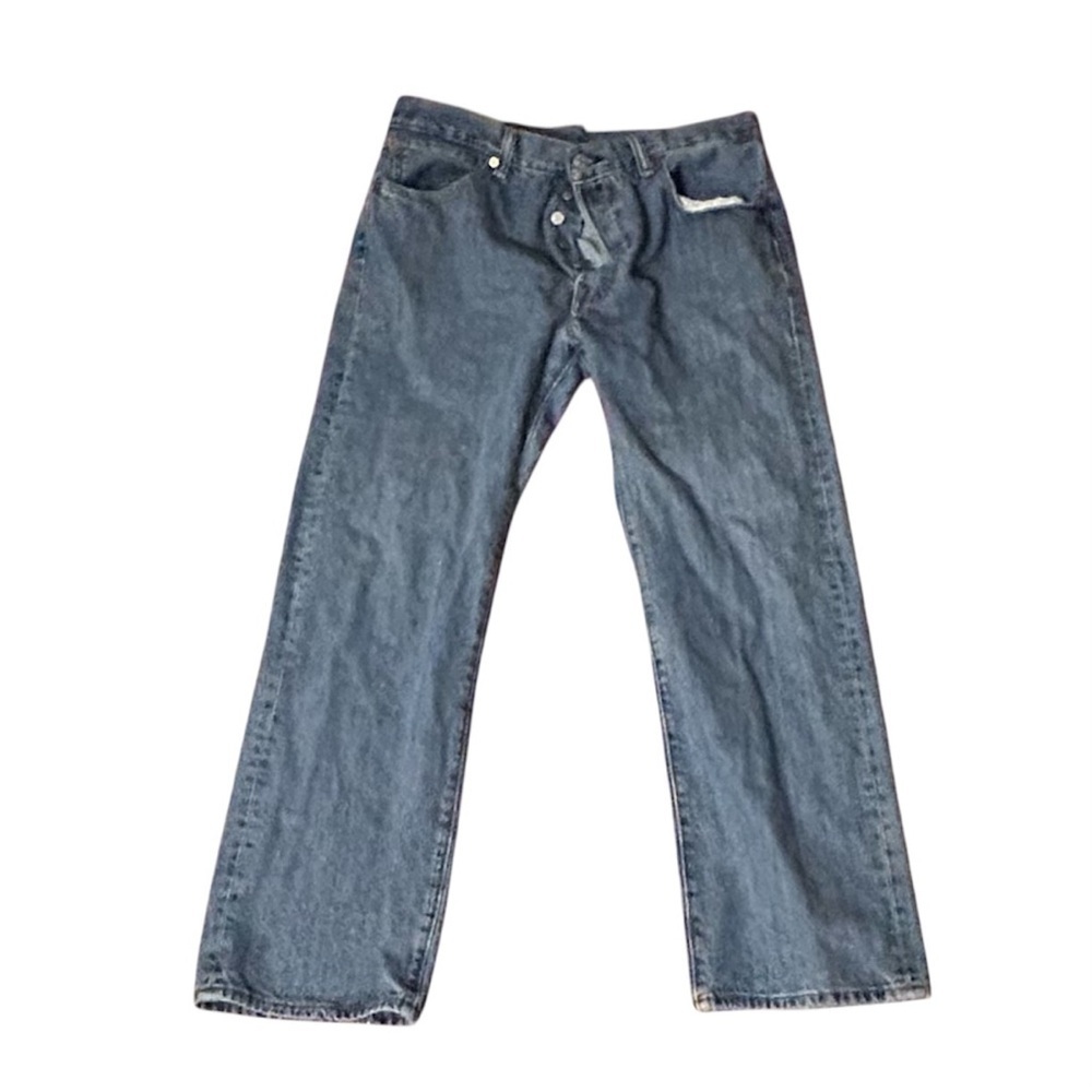 Levi's and Wrangler Relaxed Fit Blue Jeans for Men - Picture 1 of 11